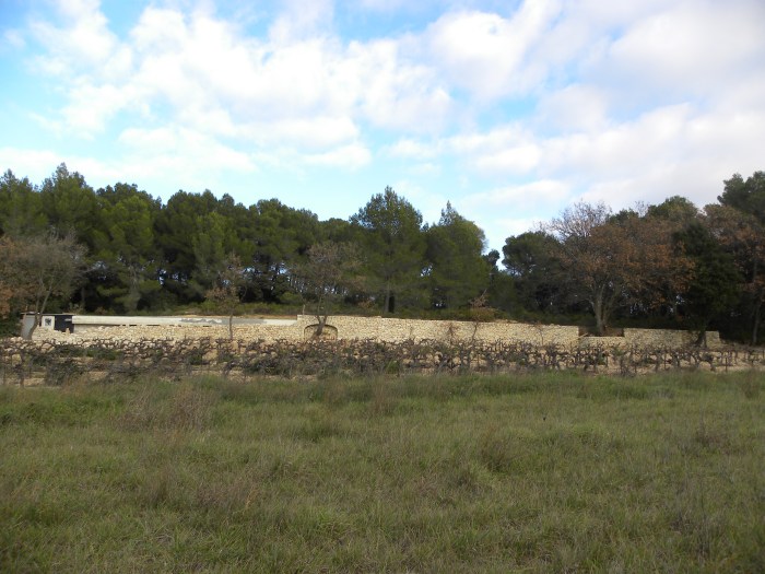 Mur de soutènement à Lambesc