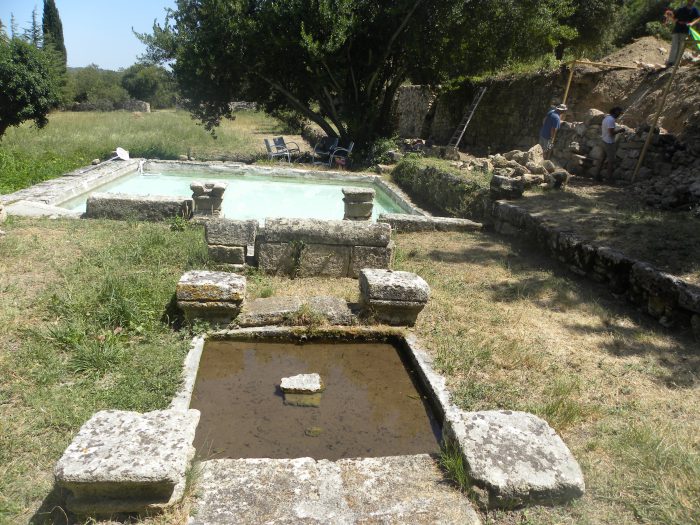 Bassin romain d'époque