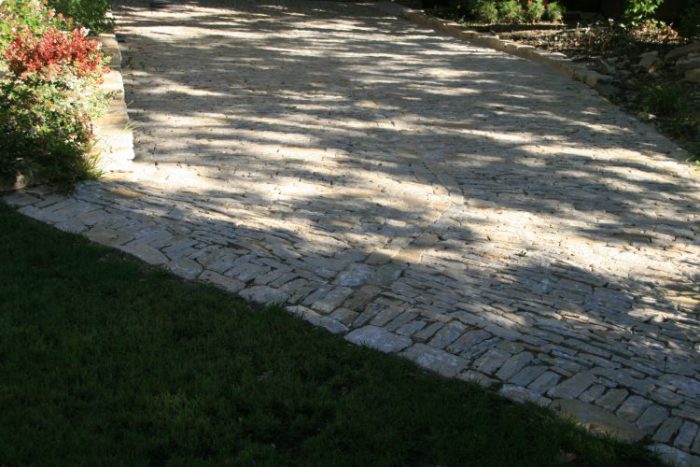 Construction d’une calade ( Vaucluse ) | Mur en pierre sèche traditionnel